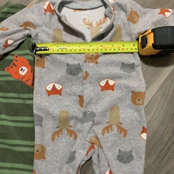 Simple Joys by Carter's 2-pack fleece footed sleep & play sleepers (3-6 months) - Picture 7 of 8